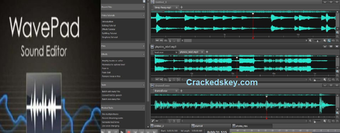 WavePad Sound Editor 10.86 + Crack Incl Registration Code Final